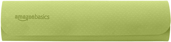 AmazonBasics 1/4-Inch Thick TPE 6-Piece Yoga Set with Mat - Green